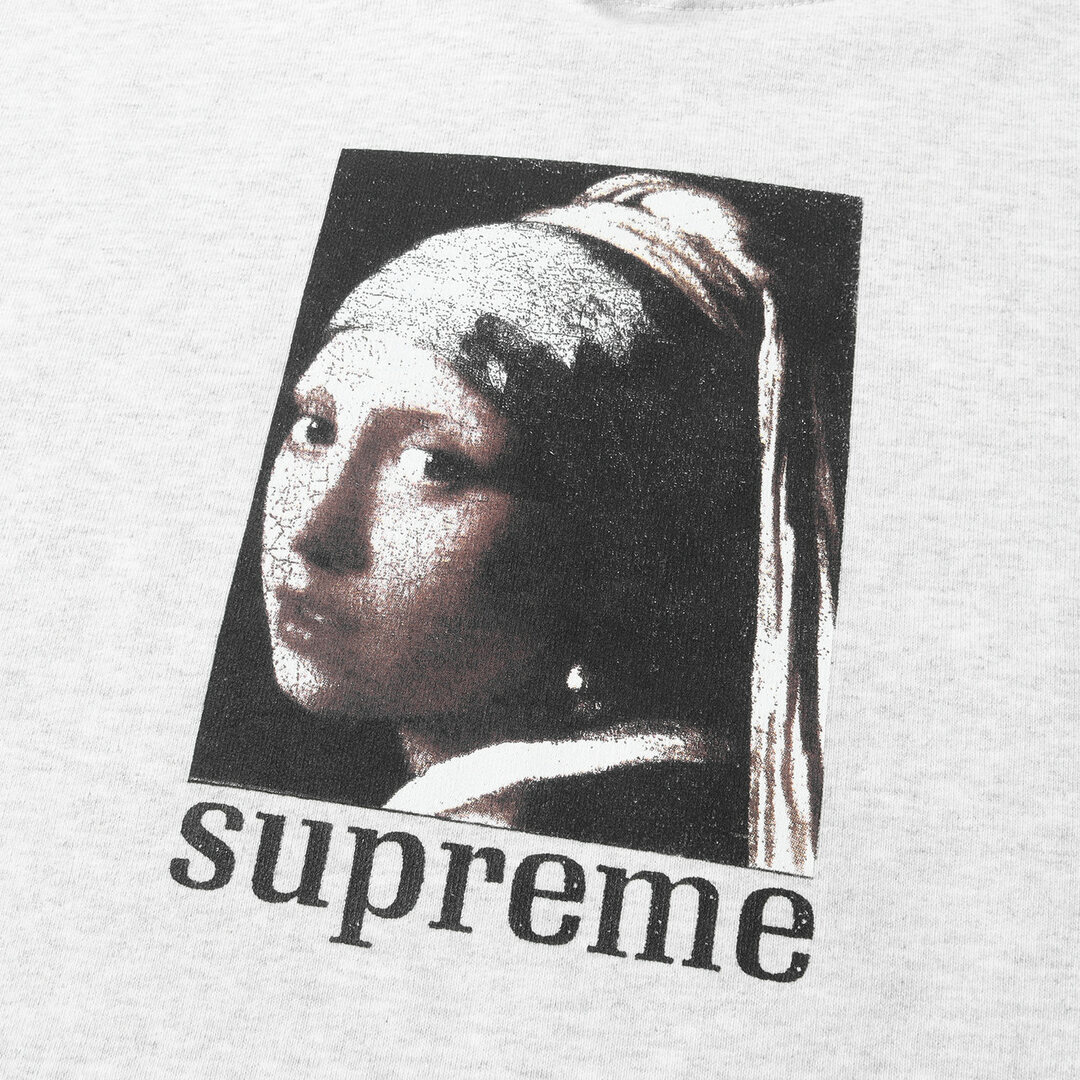 Supreme シュプリーム パーカー サイズ：S 真珠の耳飾りの少女 スウェットパーカー Pearl Hooded Sweatshirt 20AW アッシュグレー S トップス フーディー スウェットシャツ 【メンズ】【美品】