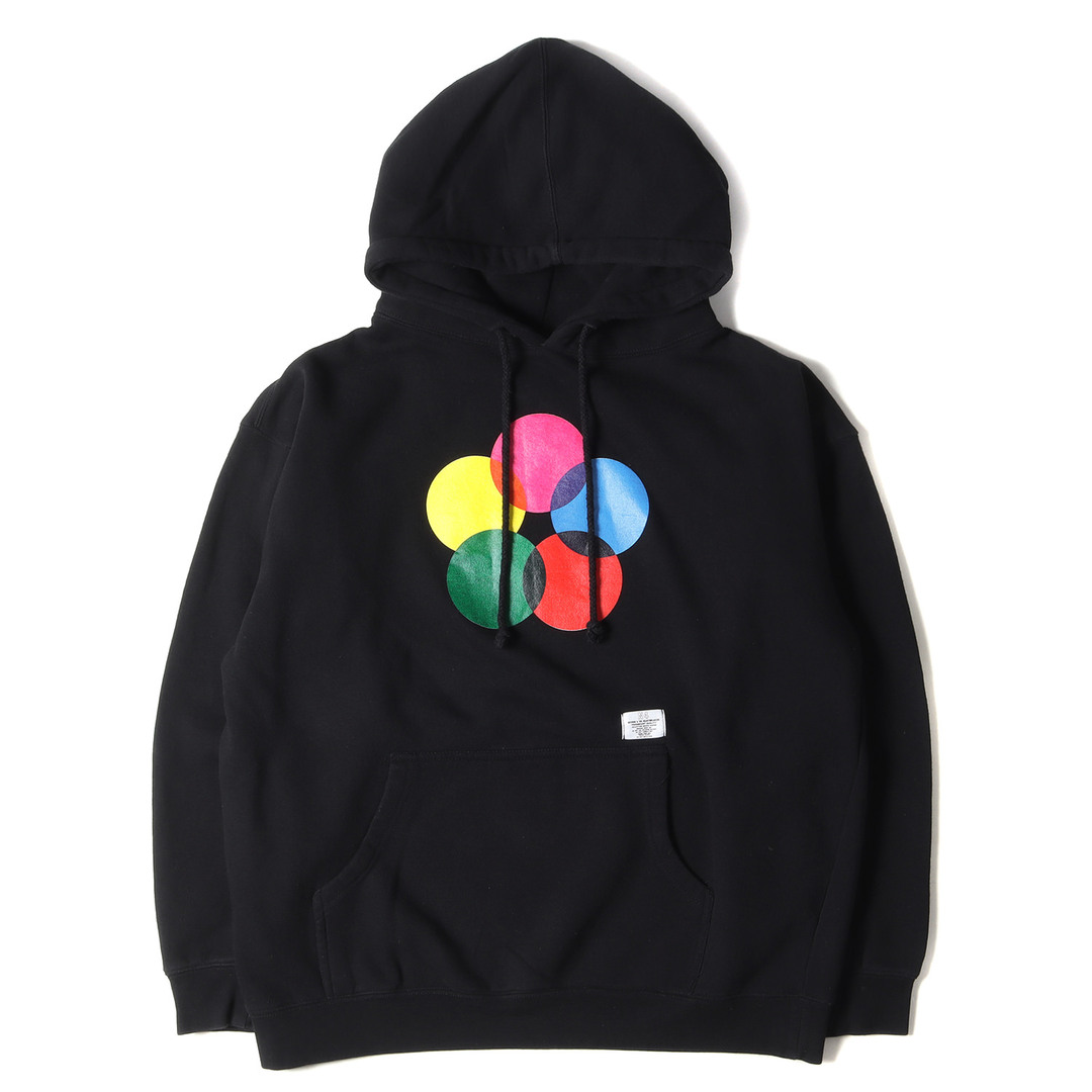 メンズBEDWIN ベドウィン パーカー グラフィック プリント スウェットパーカー L/S PULLOVER HOODED SWEAT DAVID 19AW ブラック 黒 4 トップス フーディー スウェットシャツ  【メンズ】