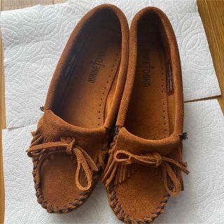 ミネトンカ(Minnetonka)のミネトンカ　モカシン　レディース　靴　ブラウン(スリッポン/モカシン)