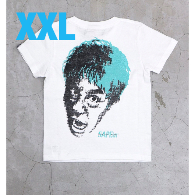 SAPEur 浜ちゃんTシャツ　白と黒2枚セット　XXL