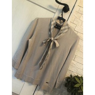 バーバリー(BURBERRY)の♪バーバリー♪ベージュxノバチェックお洒落(ニット/セーター)