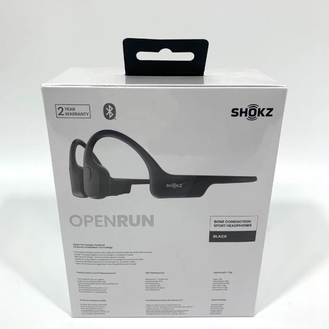 Shokz OpenRun 骨伝導イヤホン スマホ/家電/カメラのオーディオ機器(ヘッドフォン/イヤフォン)の商品写真