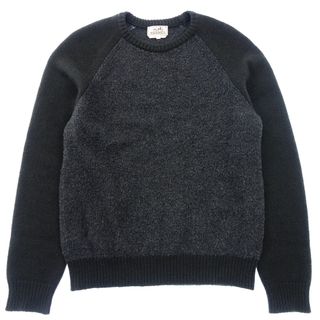 エルメス(Hermes)のエルメス ニットセーター カシミヤ混 メンズ グレー L【AFB21】(ニット/セーター)