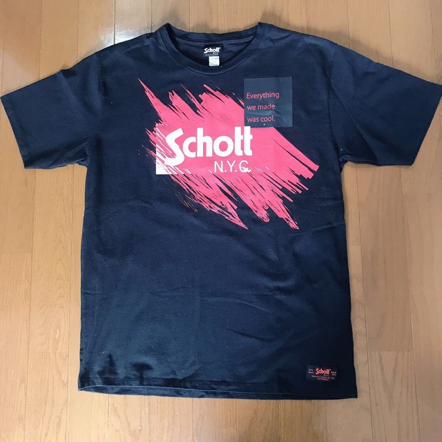 schott(ショット)のSchott  ショット　半袖Tシャツ　ペインティング風　バイク乗り　バイカー メンズのトップス(Tシャツ/カットソー(半袖/袖なし))の商品写真