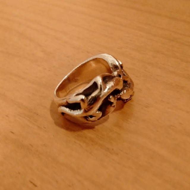 シルバー925　トカゲのリング メンズのアクセサリー(リング(指輪))の商品写真