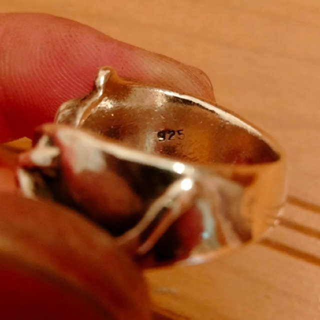 シルバー925　トカゲのリング メンズのアクセサリー(リング(指輪))の商品写真