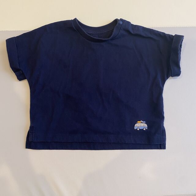 UNIQLO(ユニクロ)のUNIQLO エアリズム半袖Tシャツ 80サイズ2枚セットまとめ売り キッズ/ベビー/マタニティのベビー服(~85cm)(Ｔシャツ)の商品写真