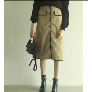 アシーム(ACYM)のFront button line skirt(ロングスカート)