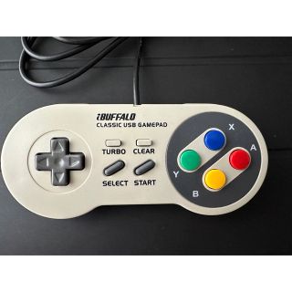 バッファロー(Buffalo)のバッファロー スーファミ風コントローラー USB BSGP801(PC周辺機器)