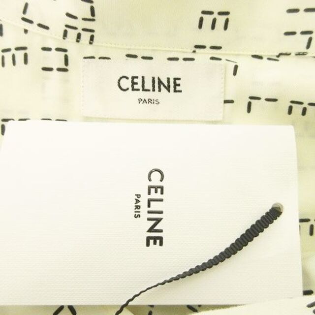 celine(セリーヌ)のセリーヌ  22AW ハワイアンシャツ ロゴ アロハシャツ 40 チョーク メンズのトップス(シャツ)の商品写真