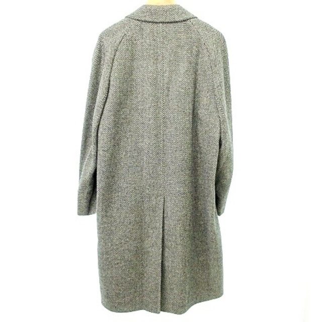LANVIN - ランバン カシミヤ混 ステンカラーコート ヘリンボーン R46