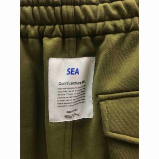 ブラウン×ピンク WIND AND SEA QUILTING SWEAT PT キムタク着