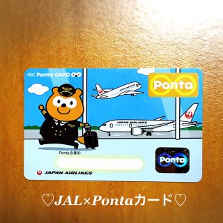 JAL×Pontaカード♡限定デザイン！飛行機好きの方にオススメ♡(航空機)