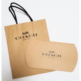 コーチ(COACH)の新品未使用 COACH ギフトボックス ショッパー セット 小 コーチ 正規品(ショップ袋)