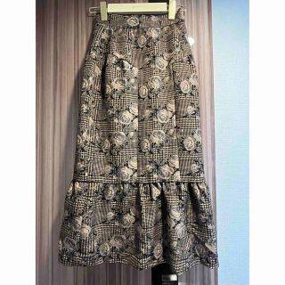 ハーリップトゥ(Her lip to)のRoses Jacquard Midi Skirt(ロングスカート)