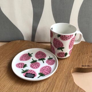 マリメッコ(marimekko)の新品 marimekko MANSIKKA マンシッカ マグカップ & プレート(食器)