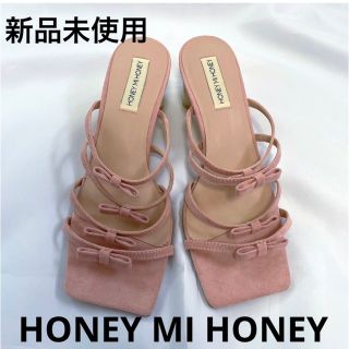 ハニーミーハニー(Honey mi Honey)のHONEY MI HONEY ハニーミーハニー　リボンサンダル　新品未使用(サンダル)