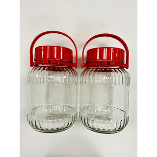 トウヨウササキガラス(東洋佐々木ガラス)の東洋佐々木ガラス 果実酒瓶 日本製 3000ml 2個(容器)