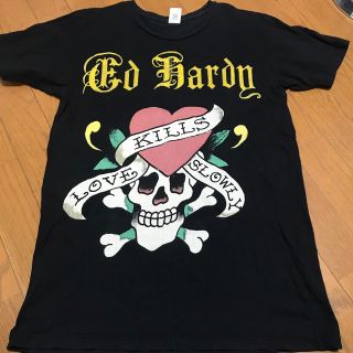 エドハーディー(Ed Hardy)のエドハーディ　Ed Hardy　Tシャツ　ドクロ　ハート　お値下げ❗️スカル(Tシャツ/カットソー(半袖/袖なし))