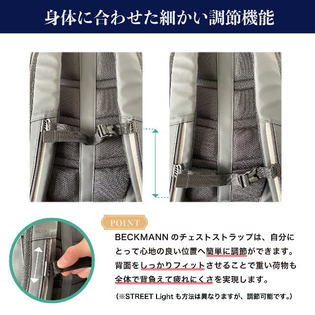 【色: ベージュ】BECKMANN ベックマン ノルウェー バックパック STR