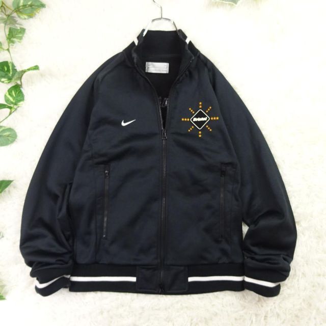 F.C.Real Bristol　NIKE　コラボ　トラックジャケット　黒　S