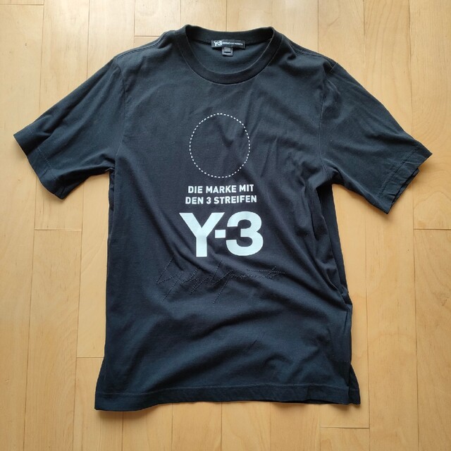 y-3 ワイスリー Tシャツ ヨウジヤマモト 黒 xs