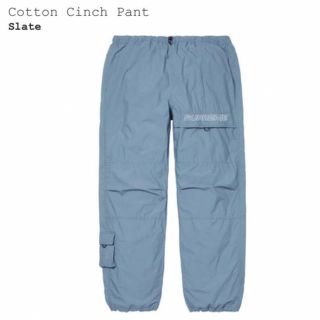 シュプリーム(Supreme)のSupreme Cotton Cinch Pant slate size M(ワークパンツ/カーゴパンツ)