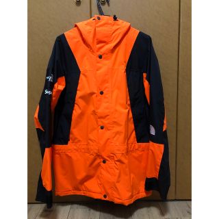 シュプリーム ×ノースフェイス THE NORTH FACE  16AW  Mountain Light Jacket パワーオレンジマウンテンライトジャケットブルゾン メンズ XL