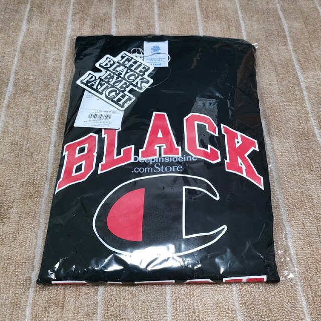Champion BLACK EYE PATCH Tシャツ XL