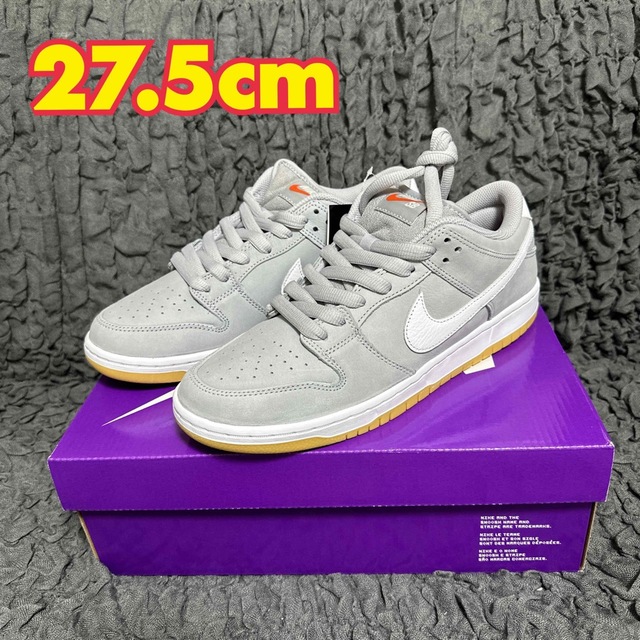 即日発送可 新品未使用 Nike SB Dunk Low "Grey Gum"靴/シューズ