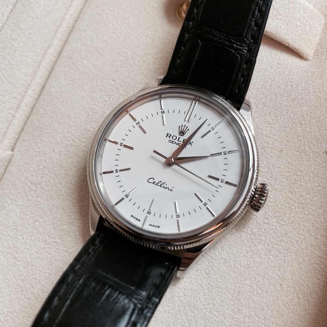 ROLEX(ロレックス)のロレックス チェリーニ タイム 18KWG 50509 ROLEX メンズの時計(腕時計(アナログ))の商品写真
