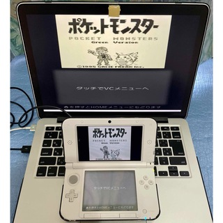 ニンテンドー3DS(ニンテンドー3DS)の偽トロ キャプチャー 3DS LL ホワイト　おまけつき(家庭用ゲーム機本体)