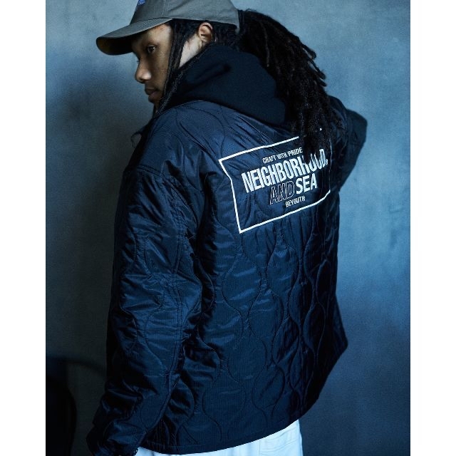 最安値に挑戦】 NEIGHBORHOOD スーベニアジャケット 黒 NEIGHBORHOOD x