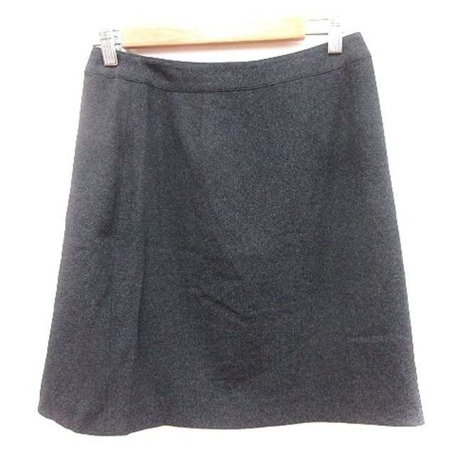 kumikyoku（組曲）(クミキョク)のクミキョク 組曲 ラップスカート 台形 ミニ 3 黒 ブラック グレー /AU レディースのスカート(ミニスカート)の商品写真