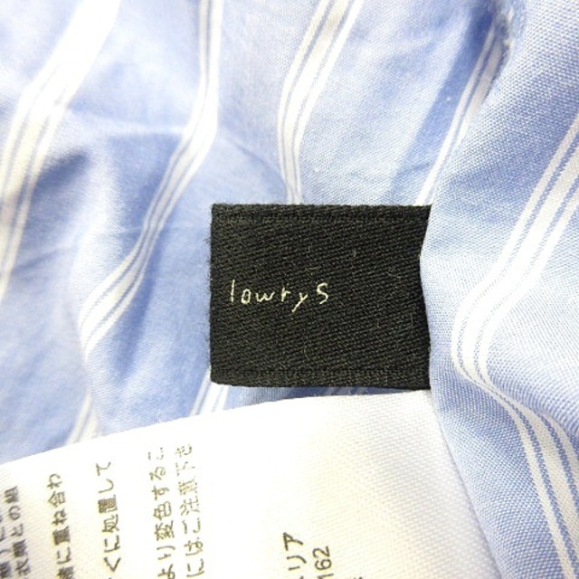 apart by lowrys(アパートバイローリーズ)のアパートバイローリーズ ブラウス ストライプ 半袖 F 青 レディースのトップス(シャツ/ブラウス(半袖/袖なし))の商品写真