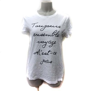 ミッシェルクラン(MICHEL KLEIN)のミッシェルクラン Tシャツ カットソー 半袖 38 白 ホワイト /YI(Tシャツ(半袖/袖なし))