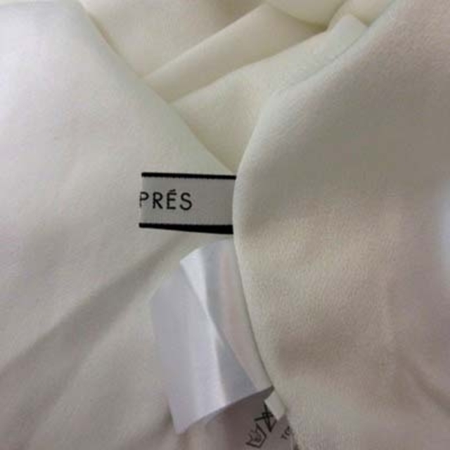 美品 DES PRES デプレ チュニック 薄地ニット フレンチスリーブ 白 M