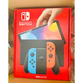 ニンテンドースイッチ(Nintendo Switch)のNintendo Switch 有機ELモデル ネオンブルー・ネオンレッド(家庭用ゲーム機本体)