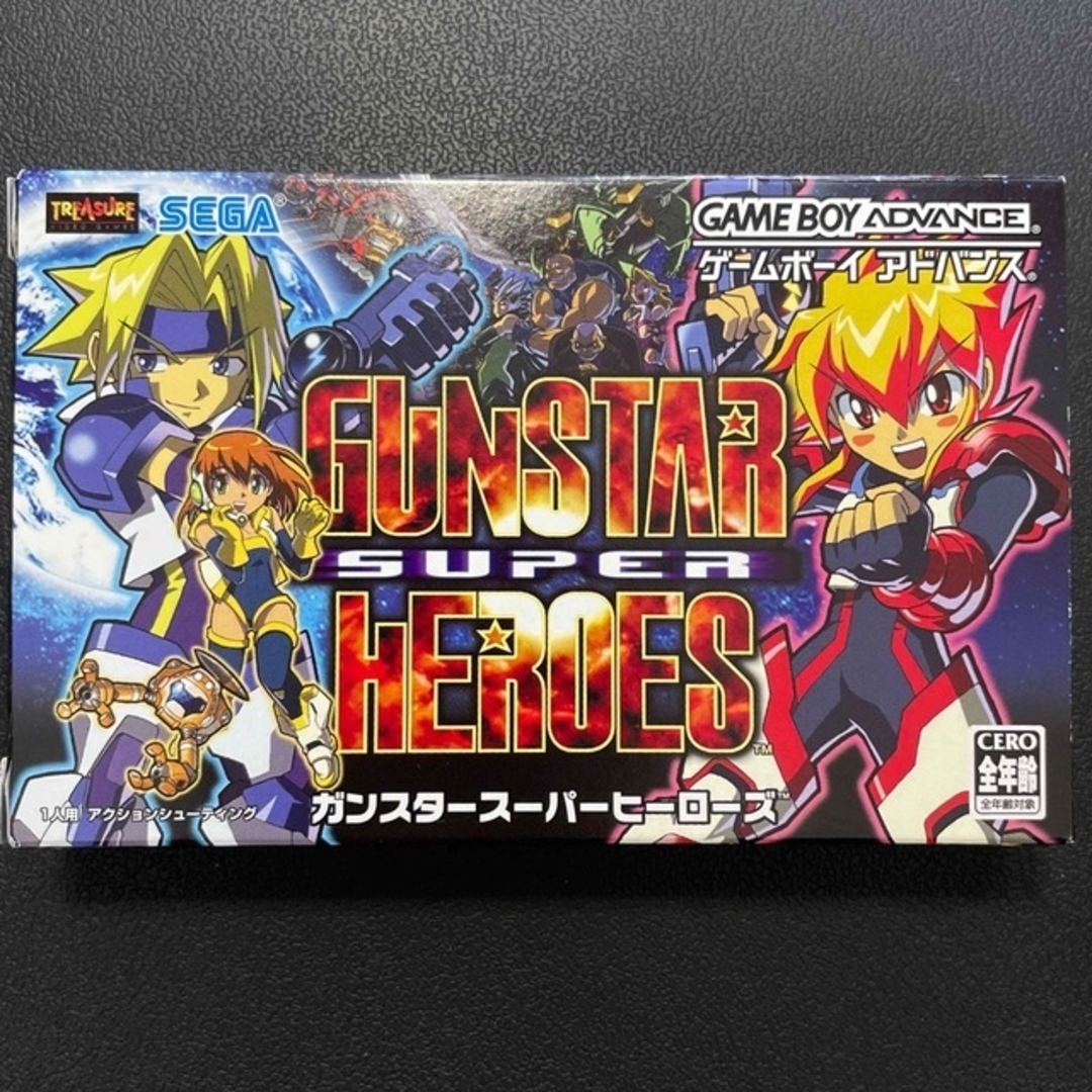 人気良品!】 ガンスタースーパーヒーローズ GBA 携帯用ゲームソフト