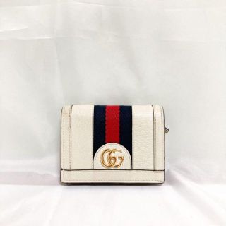 グッチ(Gucci)のグッチ GG柄 二つ折り財布 GGスプリーム オフディア シェリーライン(財布)