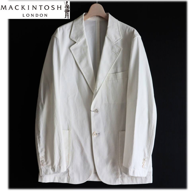 MACKINTOSH - 《マッキントッシュ》新品 春夏 3Bホワイトジャケット