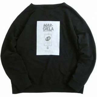 マルタンマルジェラ(Maison Martin Margiela)の定価8万 Maison Margiela マルジェラ ロゴトレーナー サイズ48(スウェット)