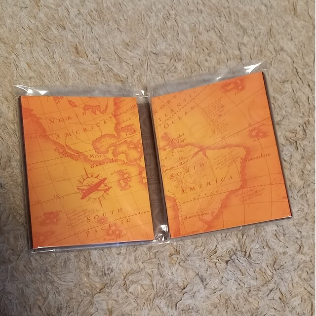 インディージョーンズ　クリスタル　スカルの王国　地図型メモ エンタメ/ホビーのコレクション(ノベルティグッズ)の商品写真