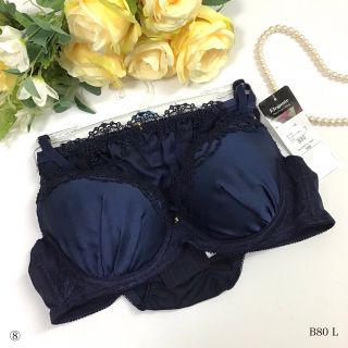 下着☆B80Lブラ&ショーツ 女装 男性様も！⑧(ブラ&ショーツセット)