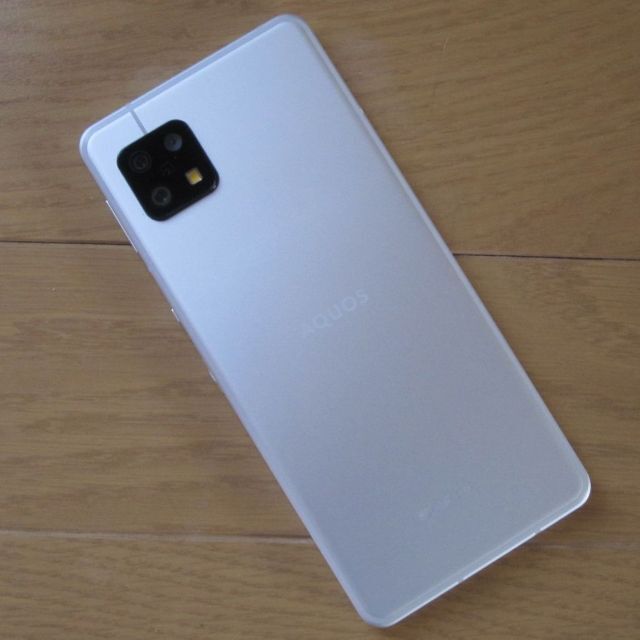 【SIMフリー】AQUOS sense6 SH-RM19 シルバー 本体