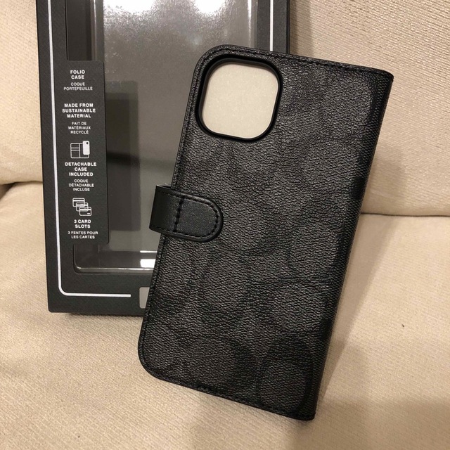 COACH(コーチ)の新品★COACH コーチ レザー iPhone 14 iPhone 13ケース  スマホ/家電/カメラのスマホアクセサリー(iPhoneケース)の商品写真