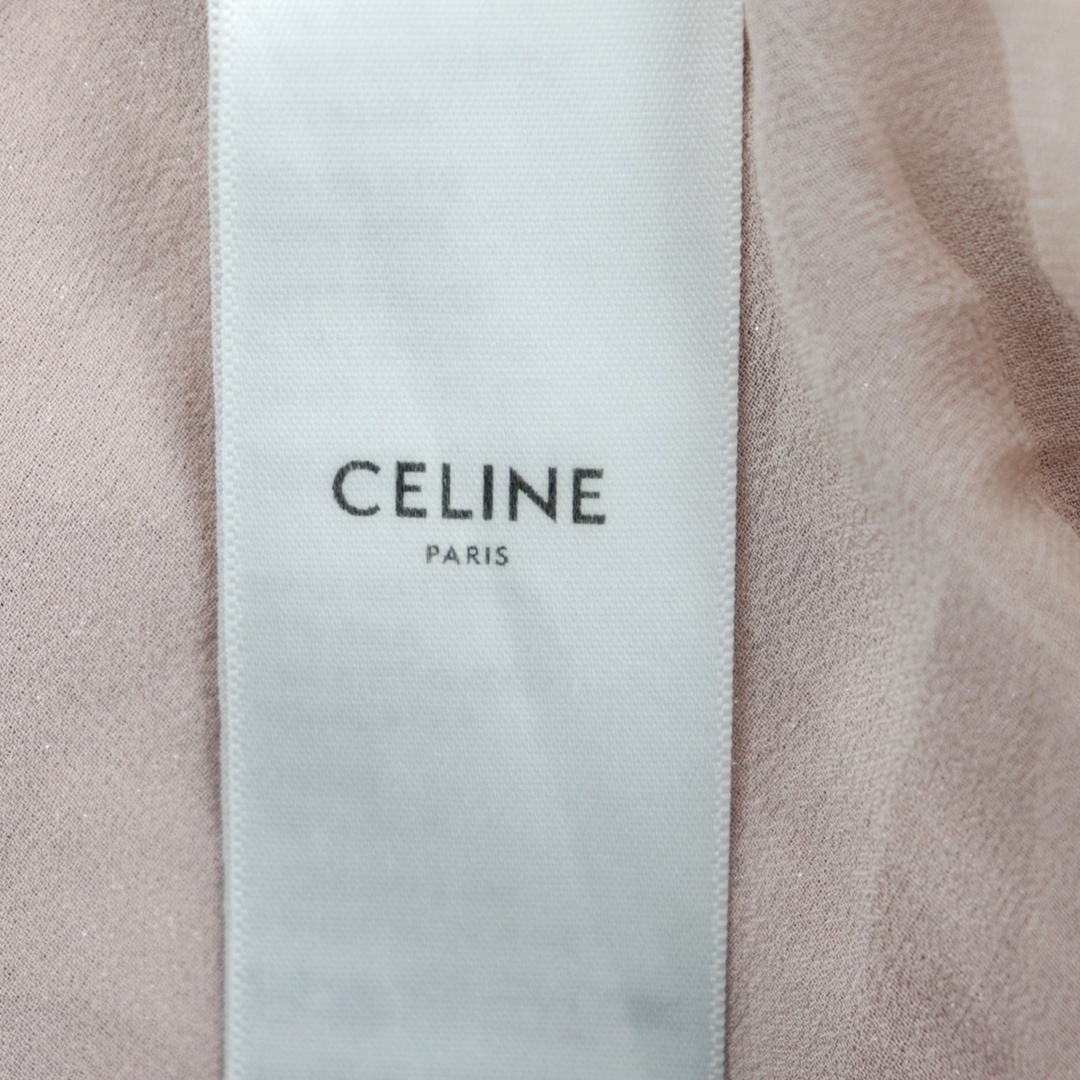 CELINE セリーヌ　シルクプリーツニット