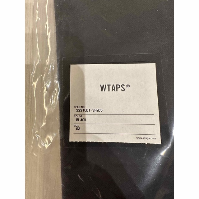 WTAPS 22AW LEAGUE 02 / LS / COTTON.  BLK 3