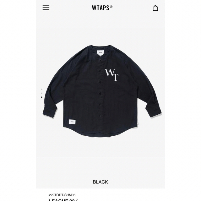 22AW WTAPS LEAGUE 02 / LS / COTTON.TWILL