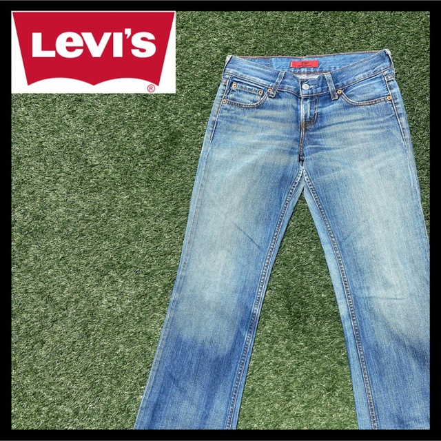 Levi's(リーバイス)のリーバイス 557 W28 L34 ブルーデニムジーンズスクエアカットストレート メンズのパンツ(デニム/ジーンズ)の商品写真